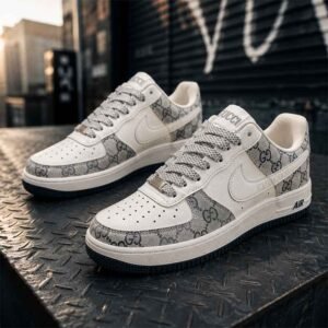 Gucci Air Force 1:1 901-Wgite / Grey-GAFWG-G002