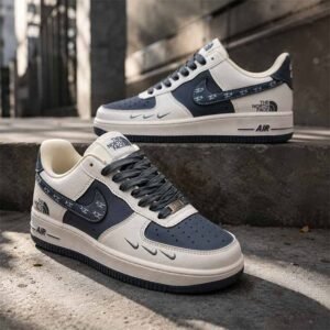 Elite Air Force 1 Off-White & Ash Grey Sneakers
