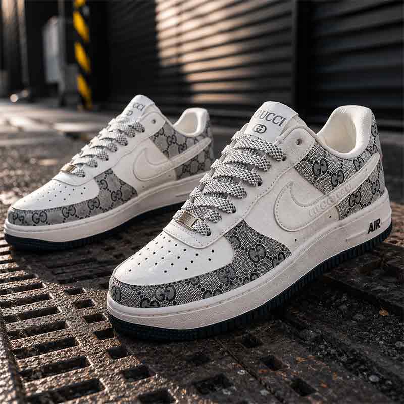 Elite Air Force 1 Gucci Monogram Sneakers