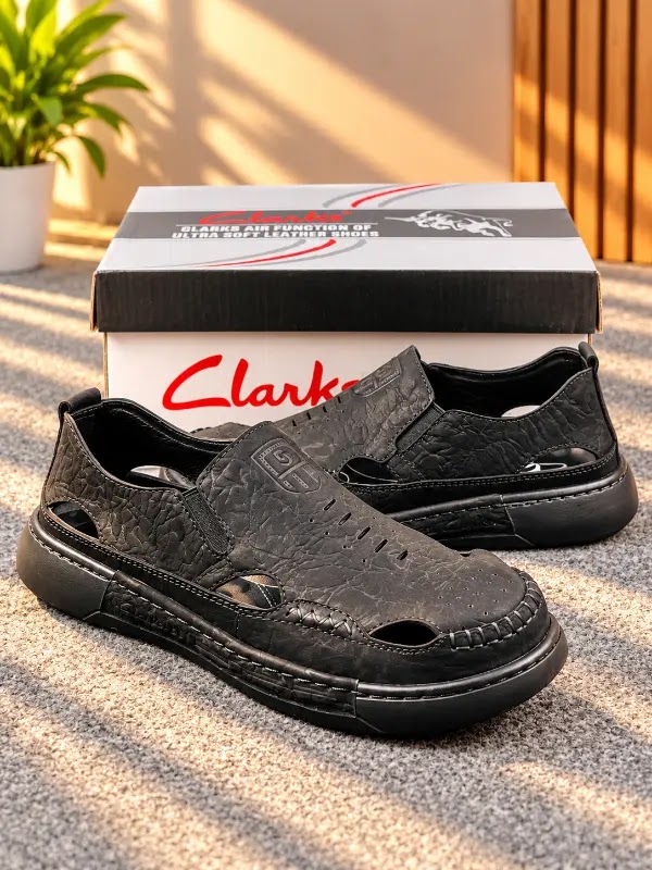Clarks ক্যাজুয়াল লেদার স্লিপ-অন